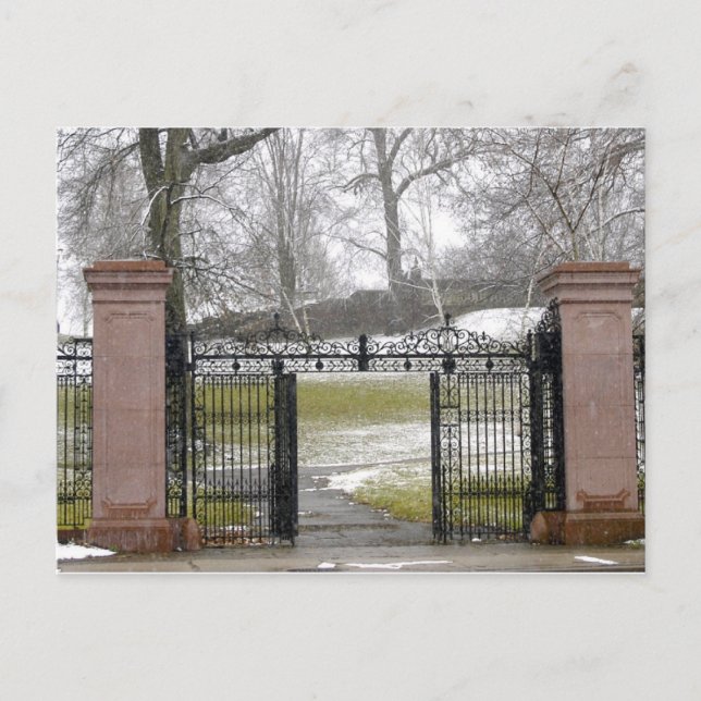 Entrance to Mellon Park, Pittsburgh, PA Postcard (Front)