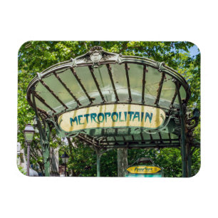 Entrance to Metro station at Montmartre - Paris Magnet