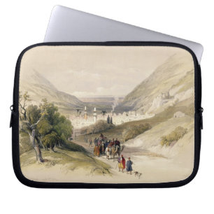 Entrance to Nablous, April 17th 1839, plate 41 fro Laptop Sleeve