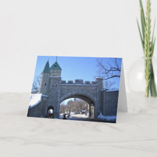 Entrance to Old Quebec City, Quebec, Canada Thank You Card
