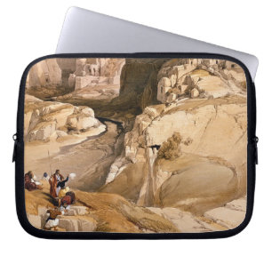 Entrance to Petra, March 10th 1839, plate 98 from Laptop Sleeve