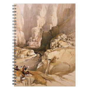 Entrance to Petra, March 10th 1839, plate 98 from Notebook