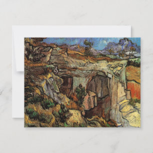 Entrance to Quarry, Saint-Remy by Vincent van Gogh