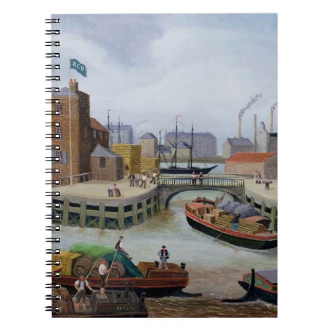 Entrance to Regent's Canal Dock Notebook (Front)
