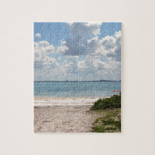 Entrance to Sanibel Beach Jigsaw Puzzle