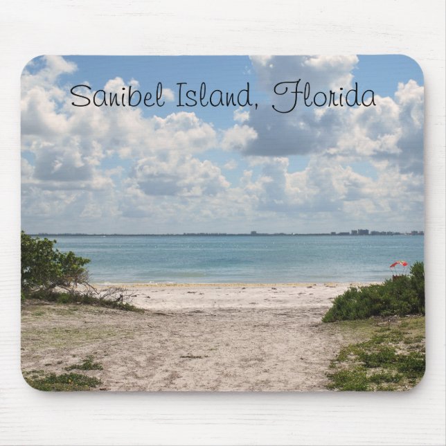 Entrance to Sanibel Beach Mouse Pad (Front)
