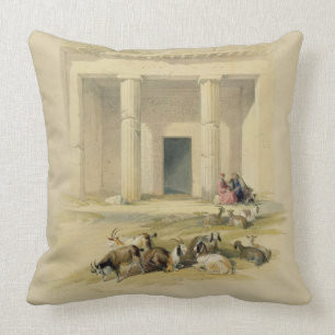 Entrance to the Caves of Bani Hasan, from "Egypt a Cushion