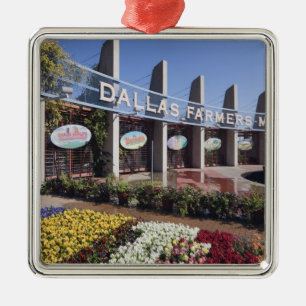 Entrance to the Dallas Farmers Market Metal Tree Decoration