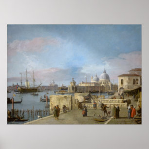 Entrance to the Grand Canal from the Molo, Venice Poster