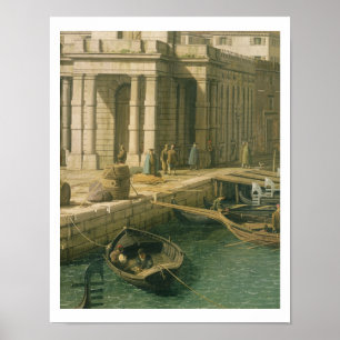 Entrance to the Grand Canal: Looking West, c.1738- Poster