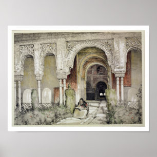 Entrance to the Hall of the Two Sisters (Sala de l Poster