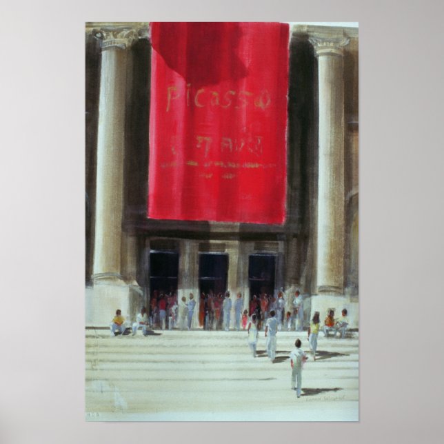 Entrance to the Metropolitan Museum New York Poster (Front)