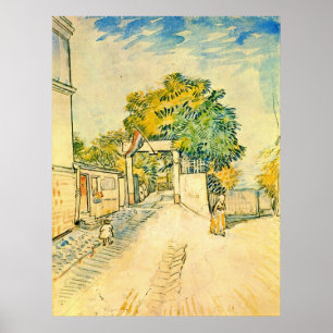 Entrance to the Moulin de la Galette by van Gogh Poster