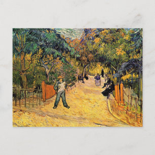Entrance to the Public Park by Vincent van Gogh Postcard