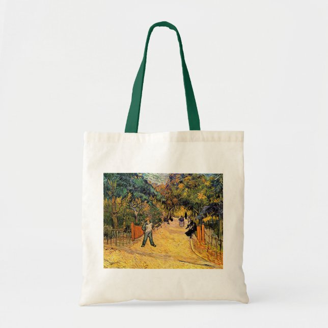 Entrance to the Public Park by Vincent van Gogh Tote Bag (Front)