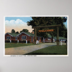 Entrance View of Tourist Park Poster