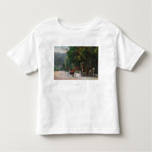 Entrance View to Shady Lane, Horse Carriage Toddler T-Shirt