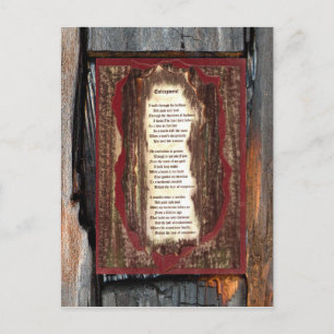 Entrapment Postcard