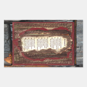 Entrapment Rectangular Sticker