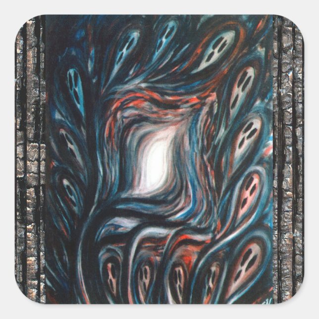 Entrapment Square Sticker (Front)