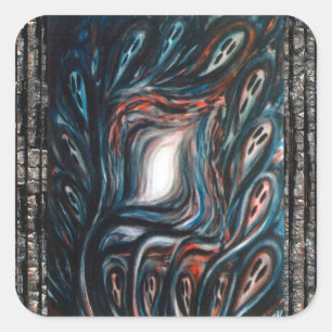Entrapment Square Sticker