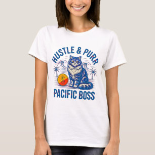 Entrepreneur Boss Babe - Hustle & Purr Women's Tee