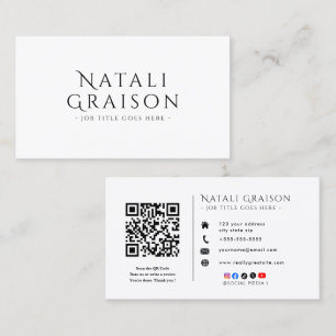 Entrepreneur Business Card   Modern Professional 