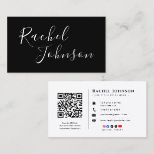 Entrepreneur Business Card   Modern Professional 