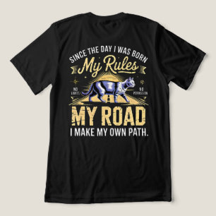 Entrepreneur Cat My Rules My Road - Hustle Cat Mum Tri-Blend Shirt