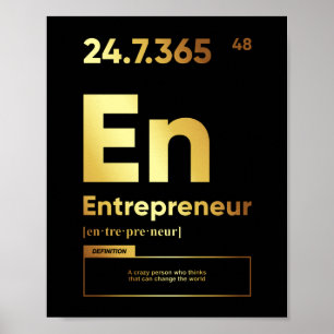 Entrepreneur Definition   Motivational  Poster