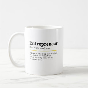 Entrepreneur Definition Personalised Coffee Mug