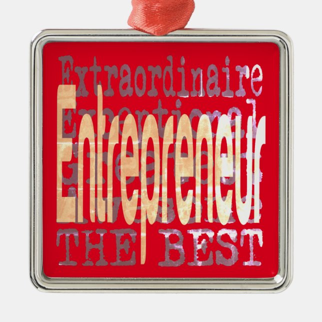 Entrepreneur Extraordinaire Metal Ornament (Front)
