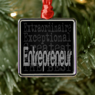 Entrepreneur Extraordinaire Metal Ornament