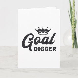 Entrepreneur Goal Digger Boss Business CEO Manager Card
