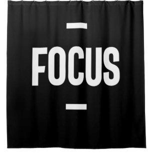 Entrepreneur Motivational Gift - Focus Shower Curtain