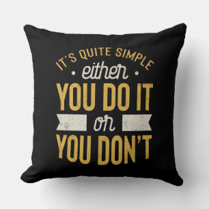 Entrepreneur Motivational Inspirational Saying Cushion
