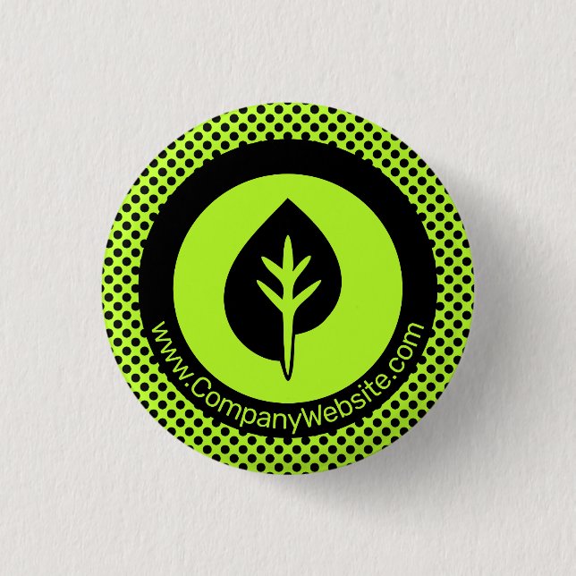 Entrepreneur Small Business Custom Text & Logo 3 Cm Round Badge (Front)