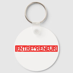Entrepreneur Stamp Key Ring