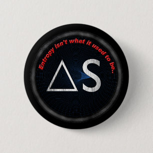 Entropy 6 Cm Round Badge