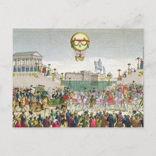 Entry into Paris of Louis XVIII 4th May 1814 Postcard