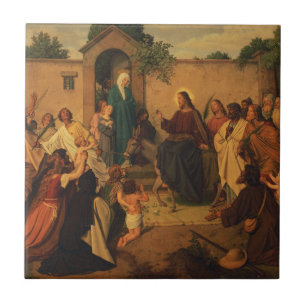 Entry of Jesus Christ into Jerusalem Ceramic Tile