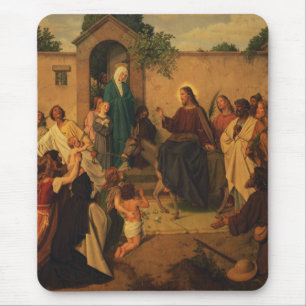 Entry of Jesus Christ into Jerusalem Mouse Pad