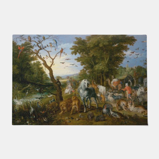 Entry of the Animals into Noah's Ark (Brueghel) Doormat (Front)