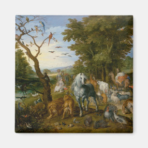 Entry of the Animals into Noah's Ark (Brueghel) Magnet