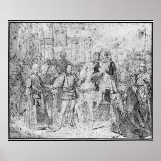 Entry of the Dauphin, the future Charles V Poster (Front)