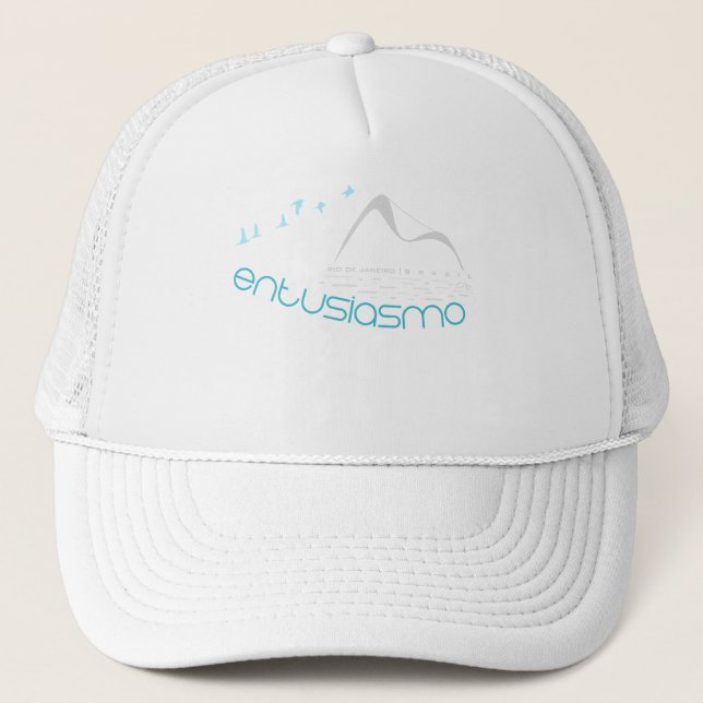 Entusiasmo | Portuguese Words Collection Trucker Hat (Front)