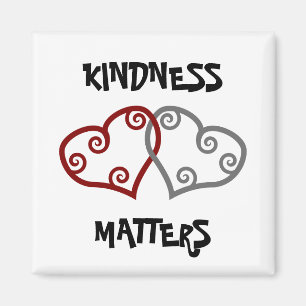 Entwined Hearts Kindness Matters Magnet