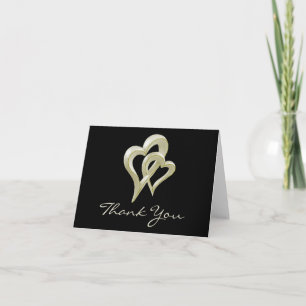 Entwined Hearts Thank You Card