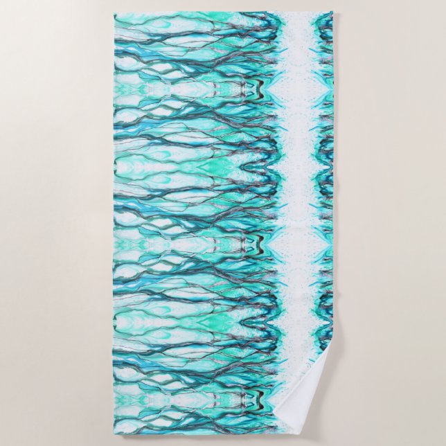 "Entwined in the Line" Beach Towel (Front)