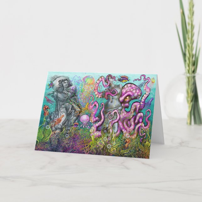 Entwined Tentacles Card (Front)